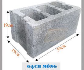 Gạch Block 19x19x39 - Gạch Không Nung Thảo Trang - Công Ty TNHH Thương Mại Dịch Vụ Vận Tải Thảo Trang